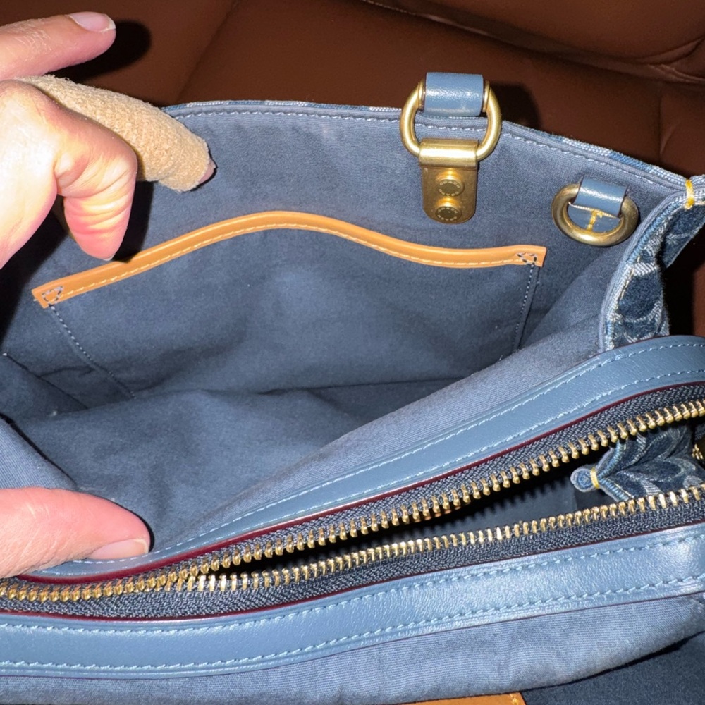 Coach Rogue 25 in Signature Denim - Picture 8 of 9